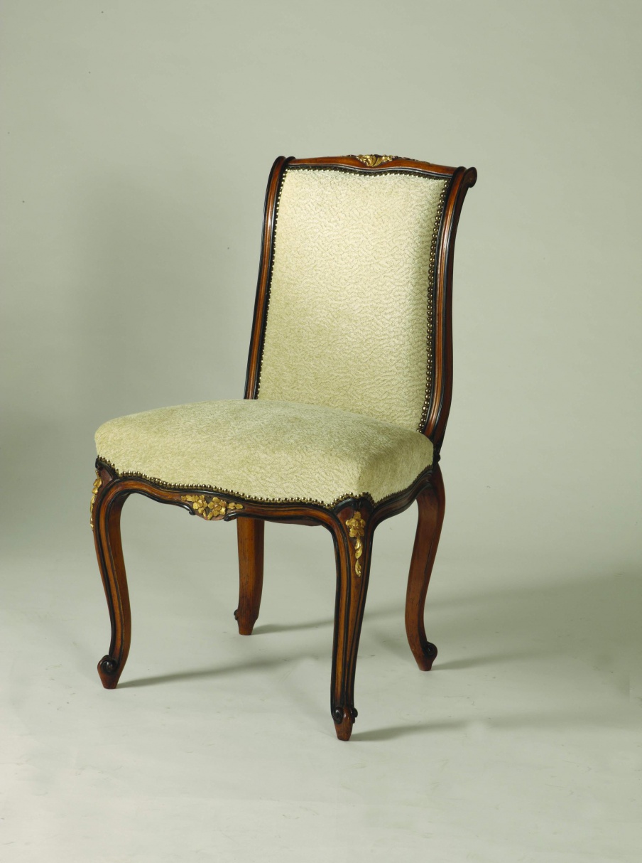 Chair natural wood Sandra Rossi, Colombo Stile