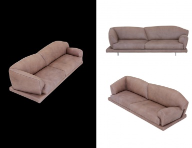 The Gala double sofa Il Loft.