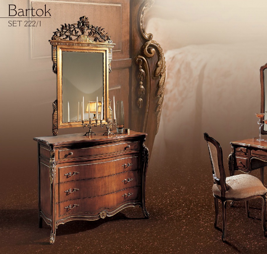 Commode with gilded decorations Bartok, Angelo Cappellini