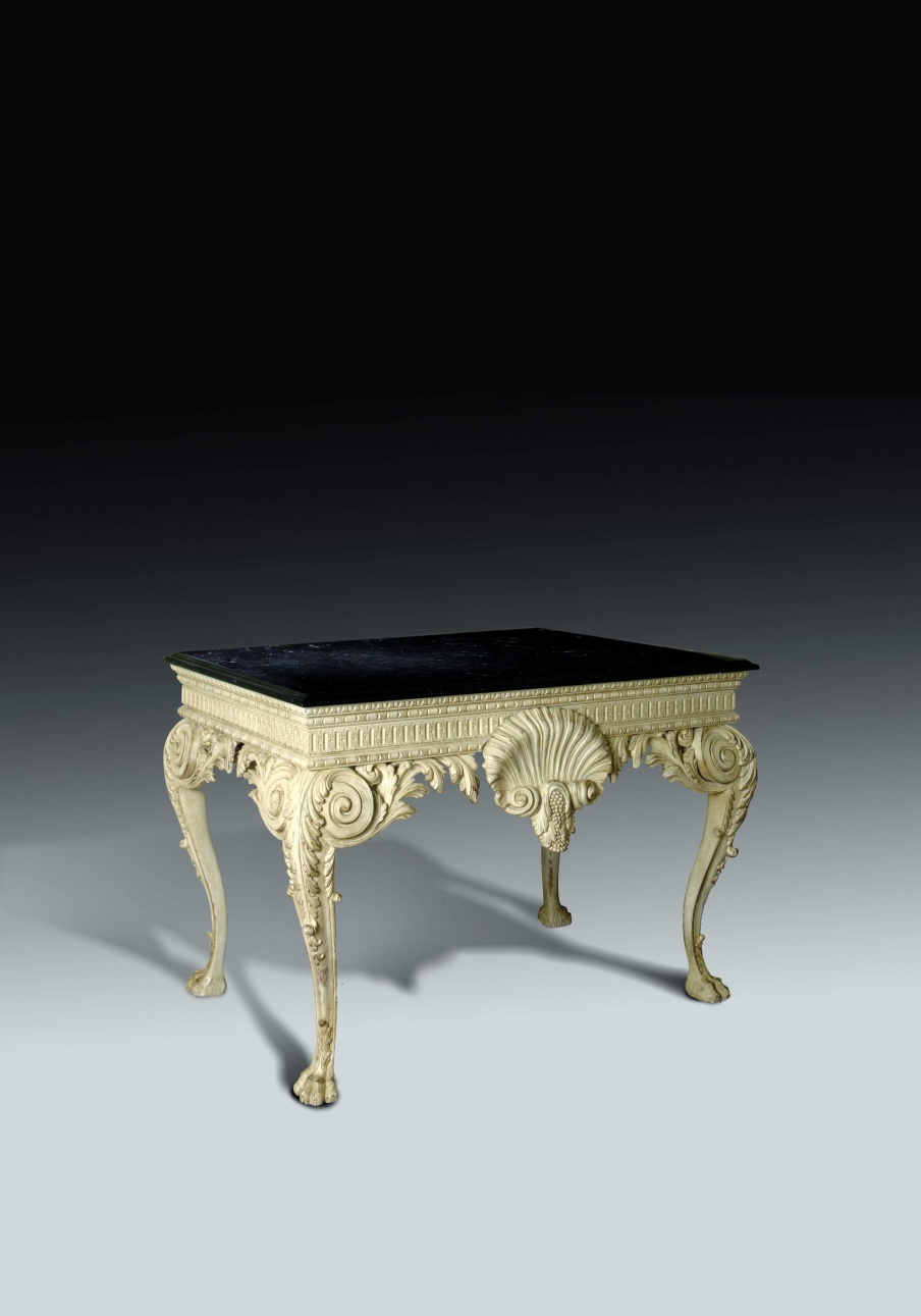 The console is natural wood Sandra Rossi, Colombo Stile