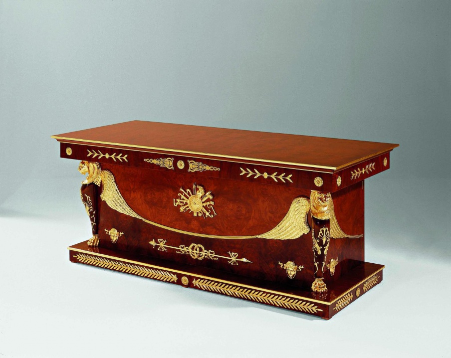 Desk natural wood S. I. P. ARR 05, Colombo Stile