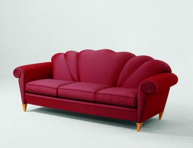 Three seater sofa natural wood S. I. P. ARR 05, Colombo Stile