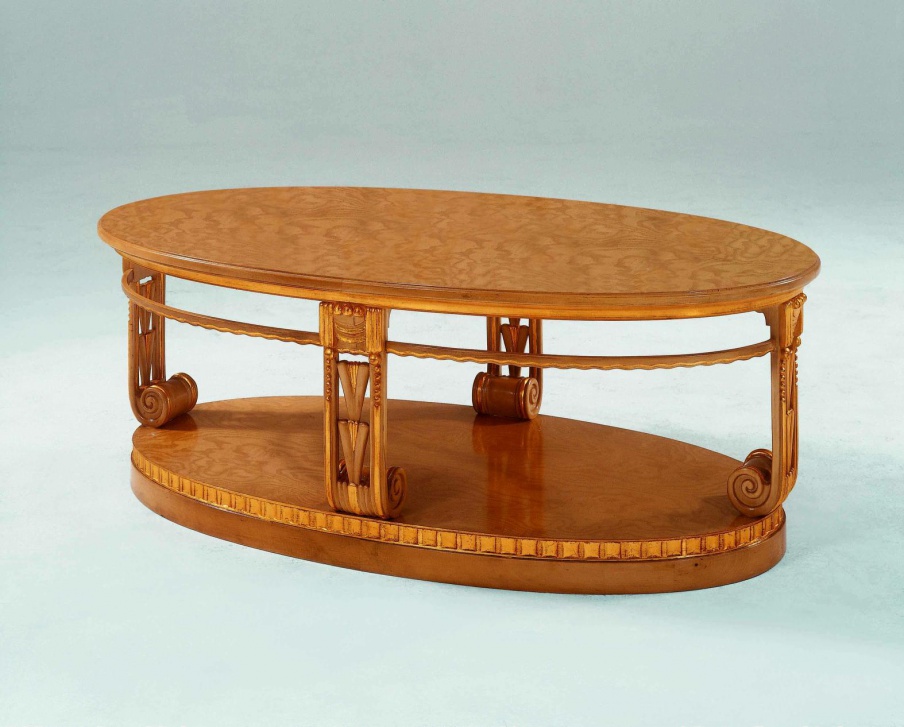 Coffee table natural wood S. I. P. ARR 05, Colombo Stile