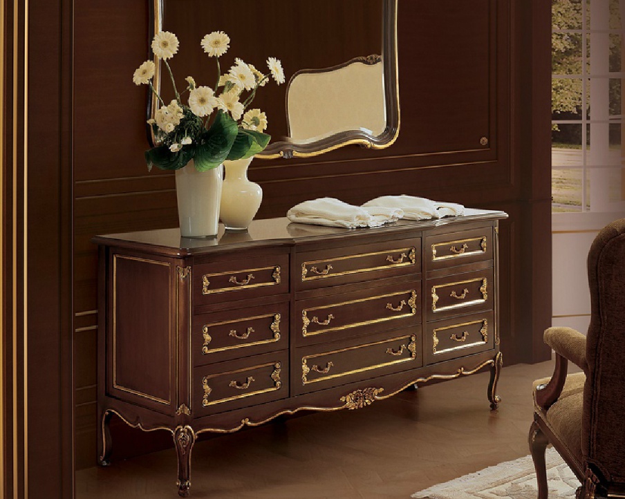 Dresser with nine drawers Vivaldi, Angelo Cappellini