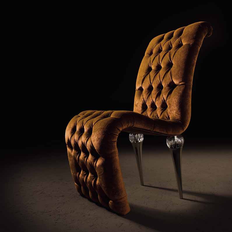 Chair with high back Cloe, JC Passion