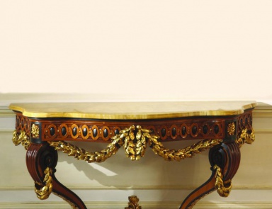 The console is natural wood S. I. P. ARR 09, Colombo Stile