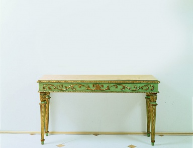 The console is natural wood S. I. P. ARR 09, Colombo Stile