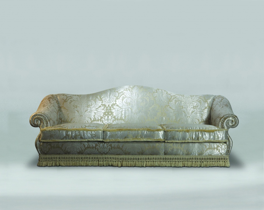 Three seater sofa natural wood S. I. P. ARR 09, Colombo Stile