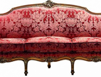 Three seater sofa natural wood S. I. P. ARR 09, Colombo Stile