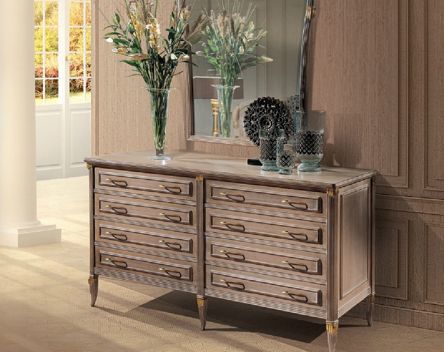 Dresser with eight drawers Ravel, Angelo Cappellini