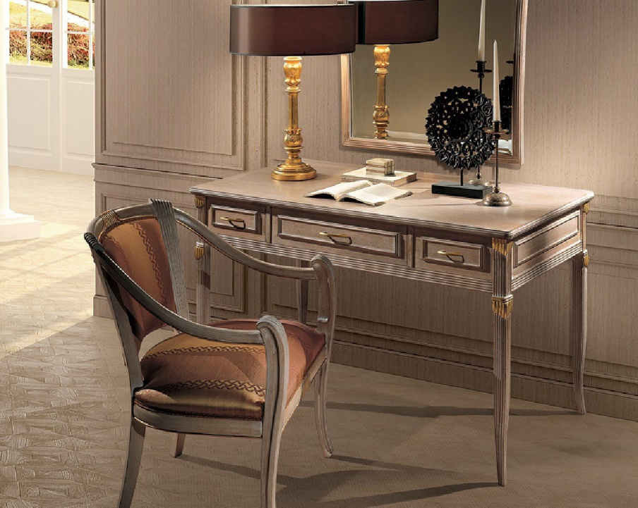 Desk with three drawers Ravel, Angelo Cappellini