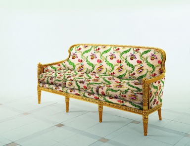 Three seater sofa natural wood S. I. P. ARR 09, Colombo Stile