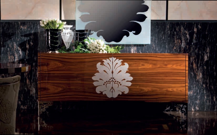 Damasco stand with metal legs, JC Passion