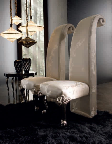 Chair with high back Queen, JC Passion