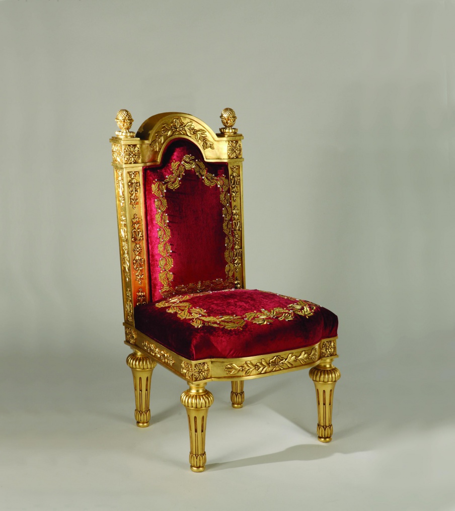 Chair natural wood S. I. P. ARR 09, Colombo Stile