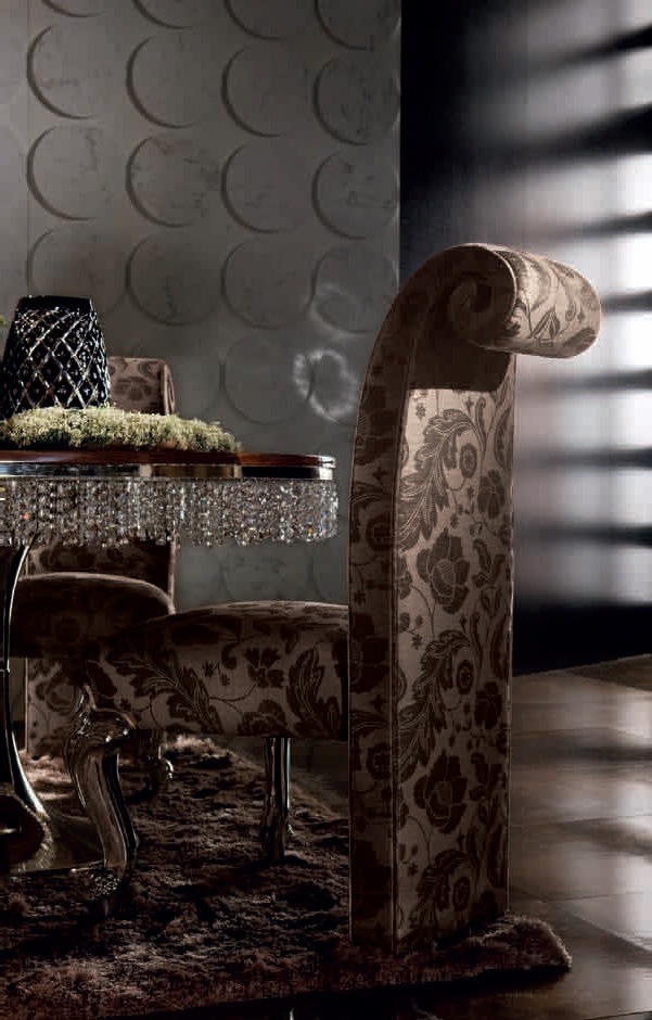 Chair with high back Queen, JC Passion