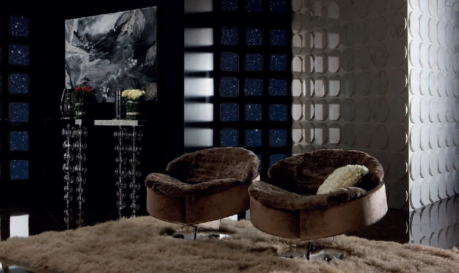 The chair on a rotating basis Ginevra, JC Passion