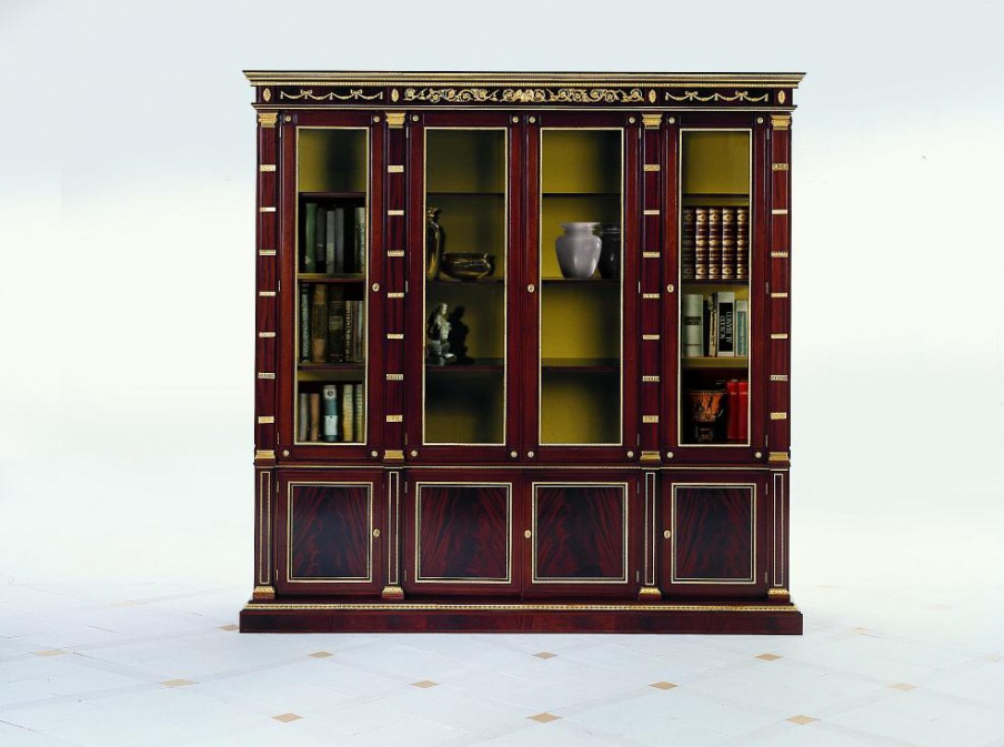 Bookcase natural wood S. I. P. ARR 09, Colombo Stile