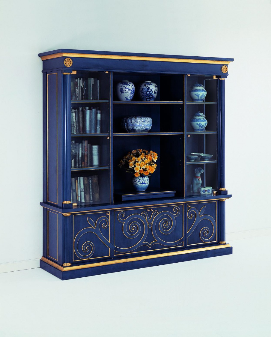 Bookcase natural wood S. I. P. ARR 09, Colombo Stile