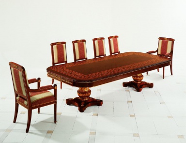 Dining table natural wood S. I. P. ARR 09, Colombo Stile