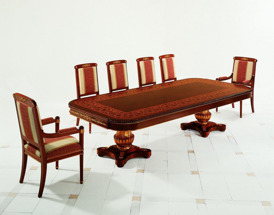 Dining table natural wood S. I. P. ARR 09, Colombo Stile