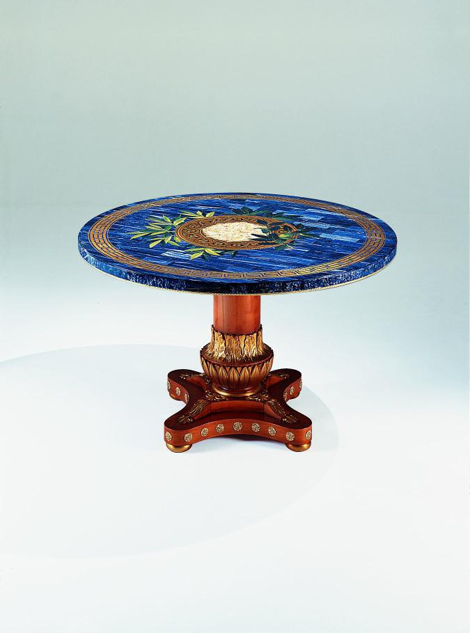 Dining table natural wood S. I. P. ARR 09, Colombo Stile