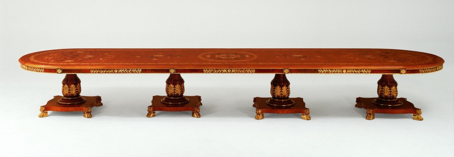 Dining table natural wood S. I. P. ARR 09, Colombo Stile