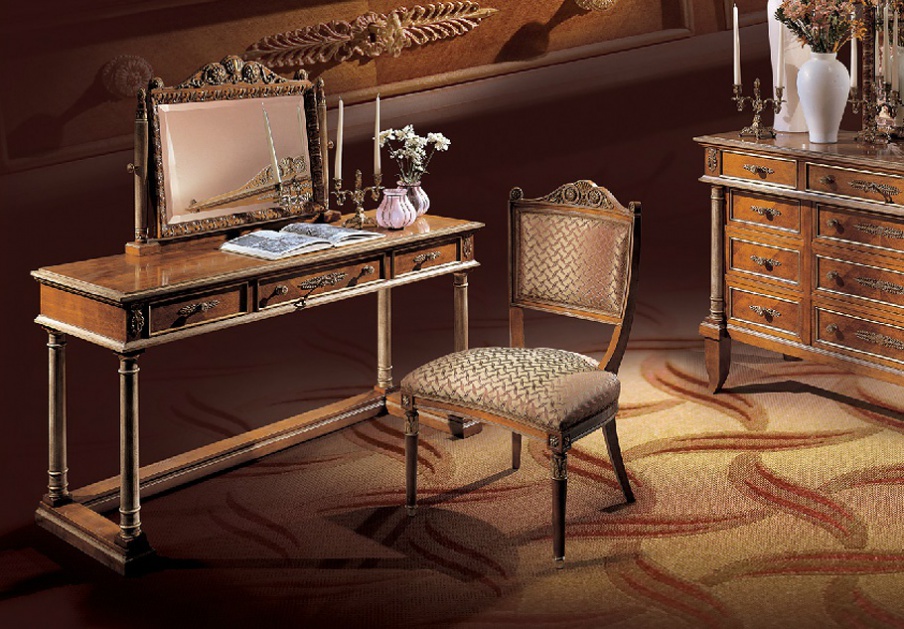 Dressing table with top made of wood-Dvorak, Angelo Cappellini