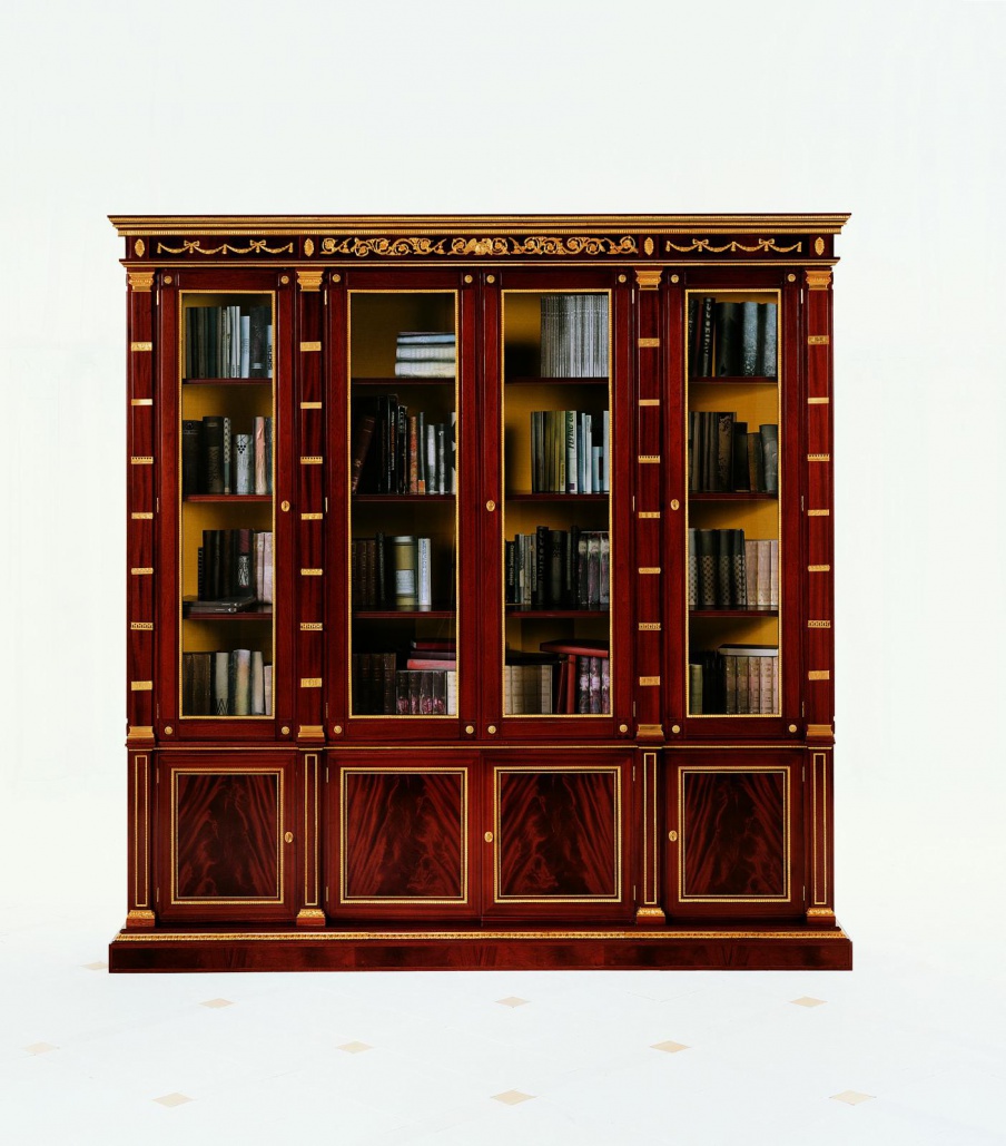 Bookcase natural wood S. I. P. ARR 09, Colombo Stile