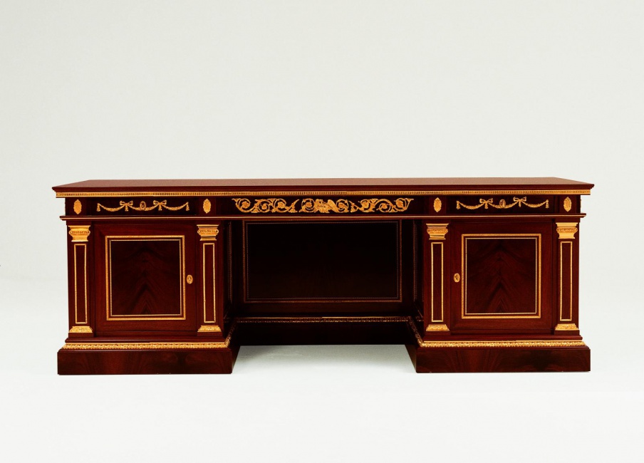 Desk natural wood S. I. P. ARR 09, Colombo Stile