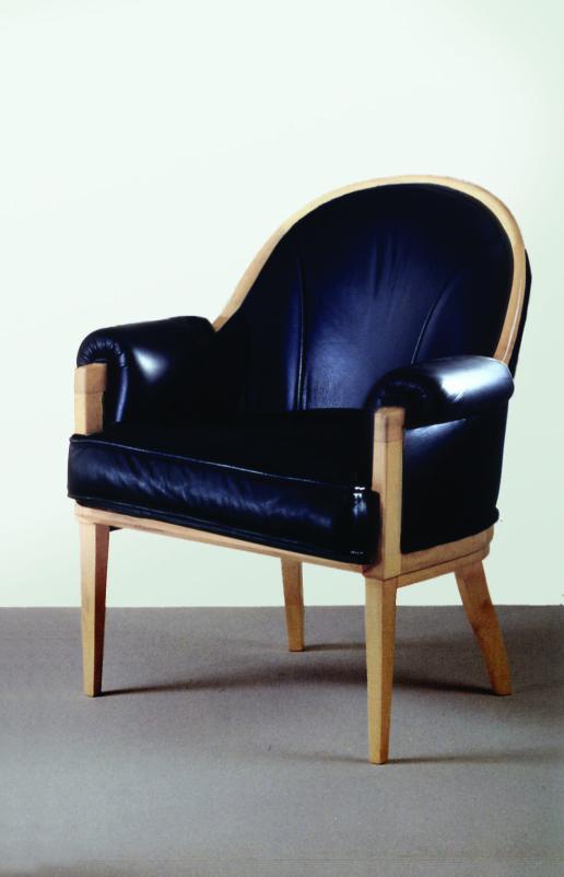 Chair with armrests made of natural wood S. I. P. ARR 09, Colombo Stile