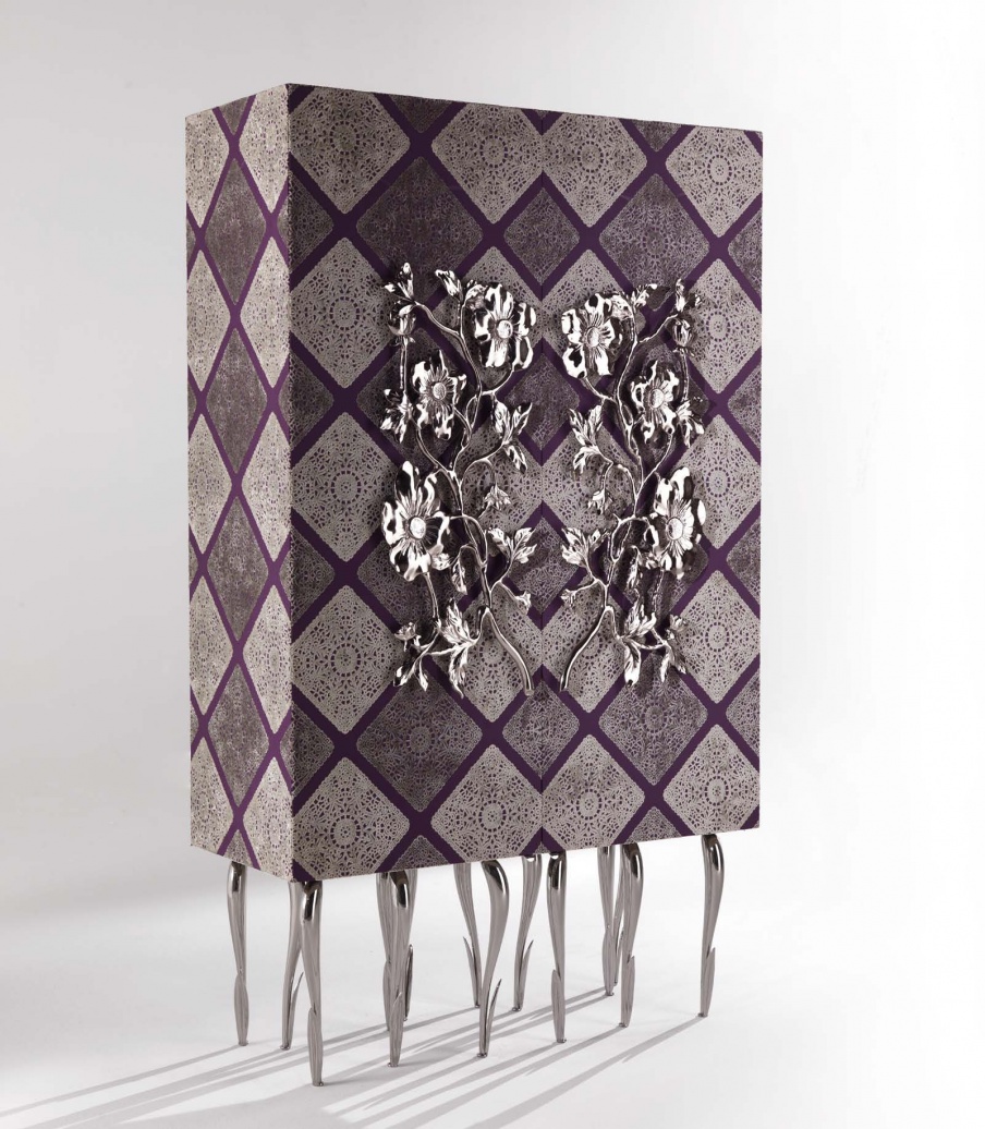 The Cabinet is made of solid wood Flower, JC Passion