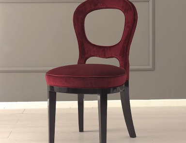 The chair with the frame made of solid wood Gilda, Galimberti Nino
