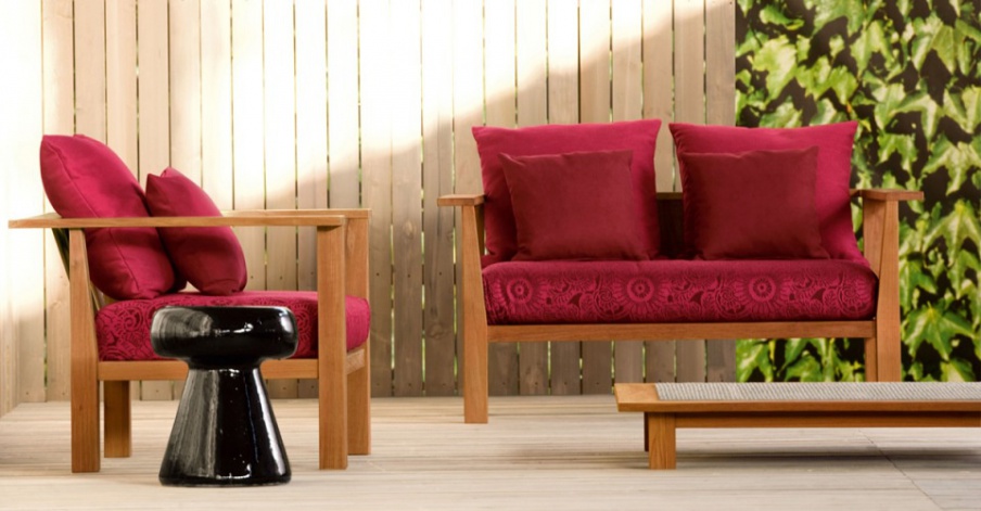 Sofa in fabric InOut 02, Gervasoni