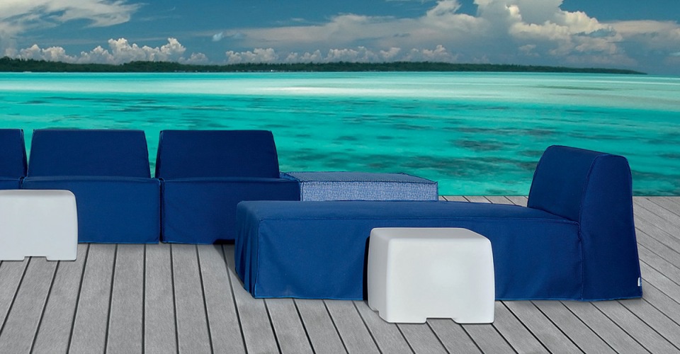 Couch InOut 409 for outdoor use, Gervasoni Luxury furniture MR
