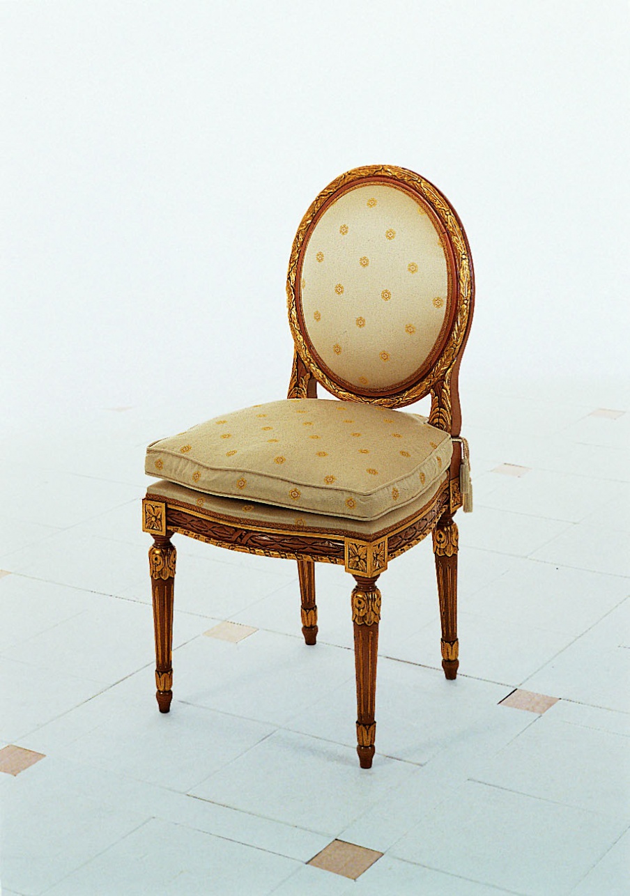 Chair natural wood S. I. P. ARR 09, Colombo Stile