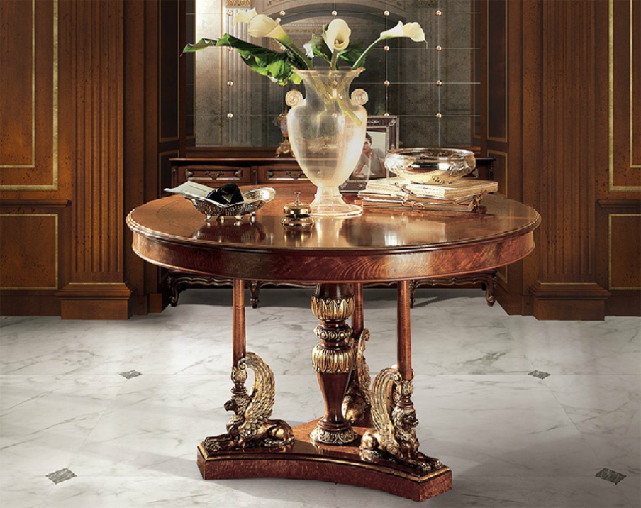 Coffee table with carved base by Angelo Cappellini