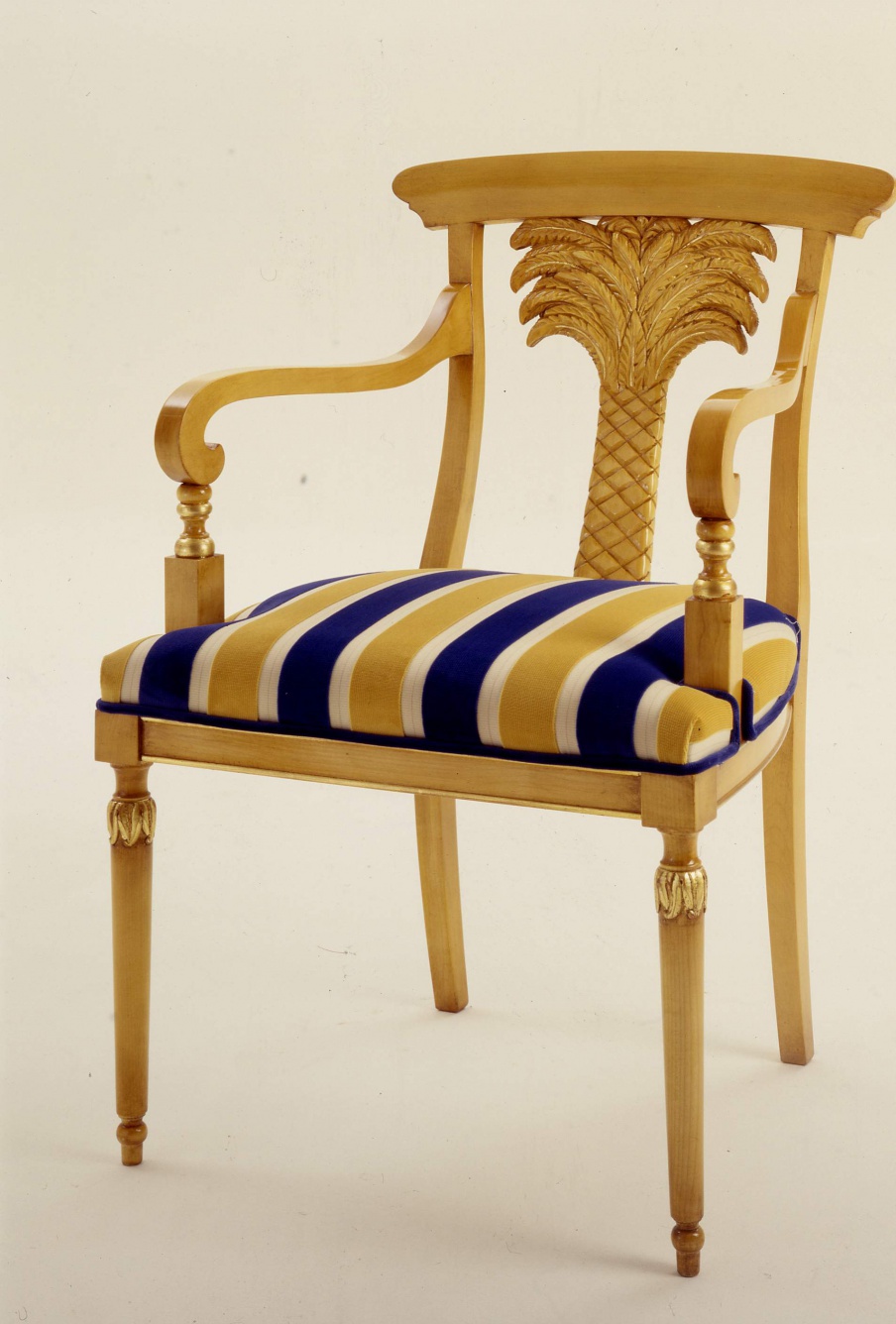 Chair with armrests made of natural wood The Orientalists, Colombo Stile