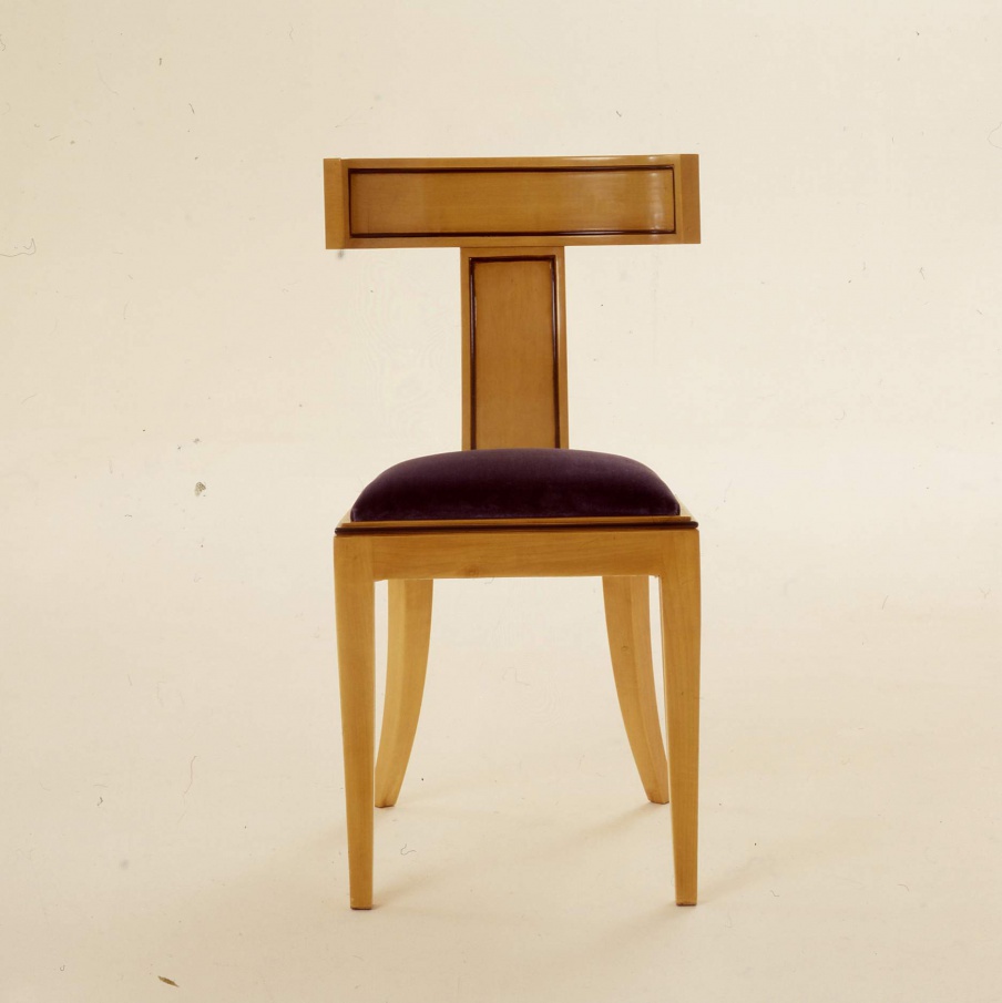 Chair natural wood Wien, Colombo Stile