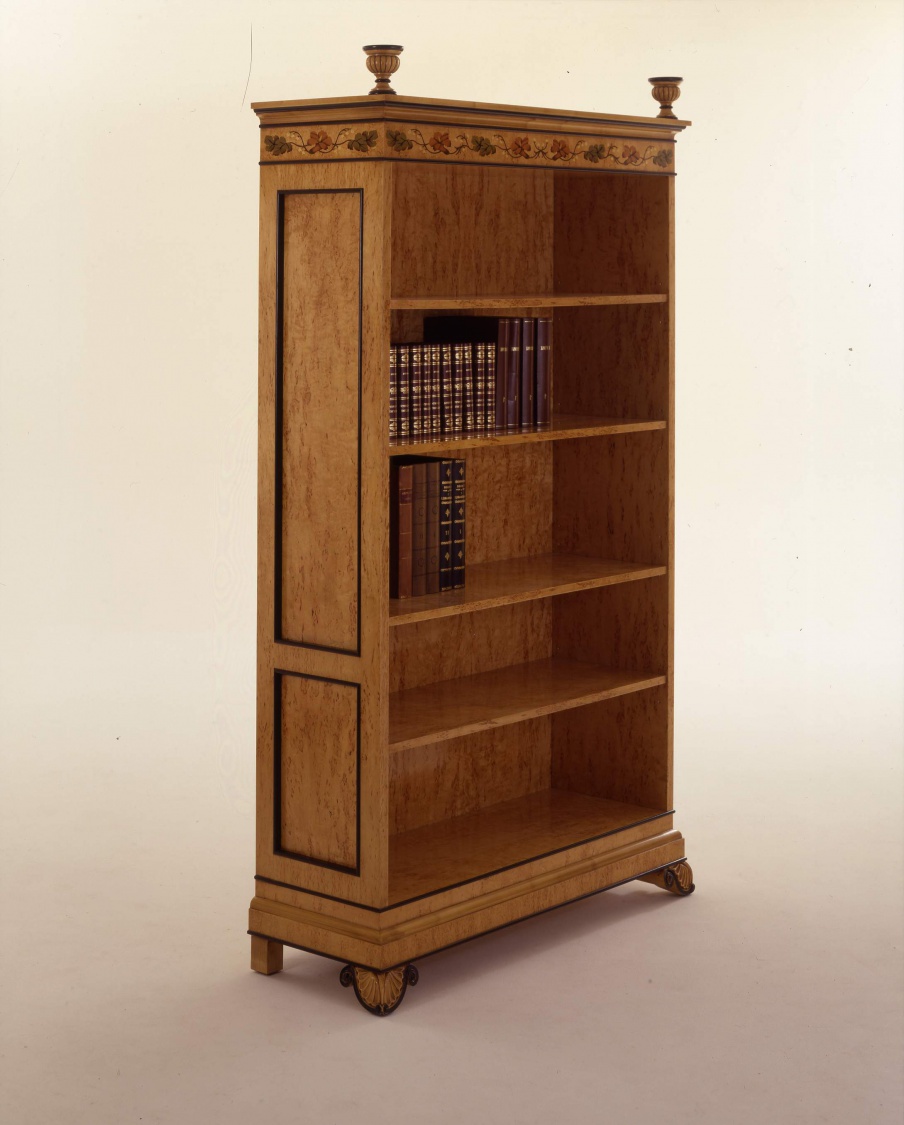 Bookcase natural wood Wien, Colombo Stile