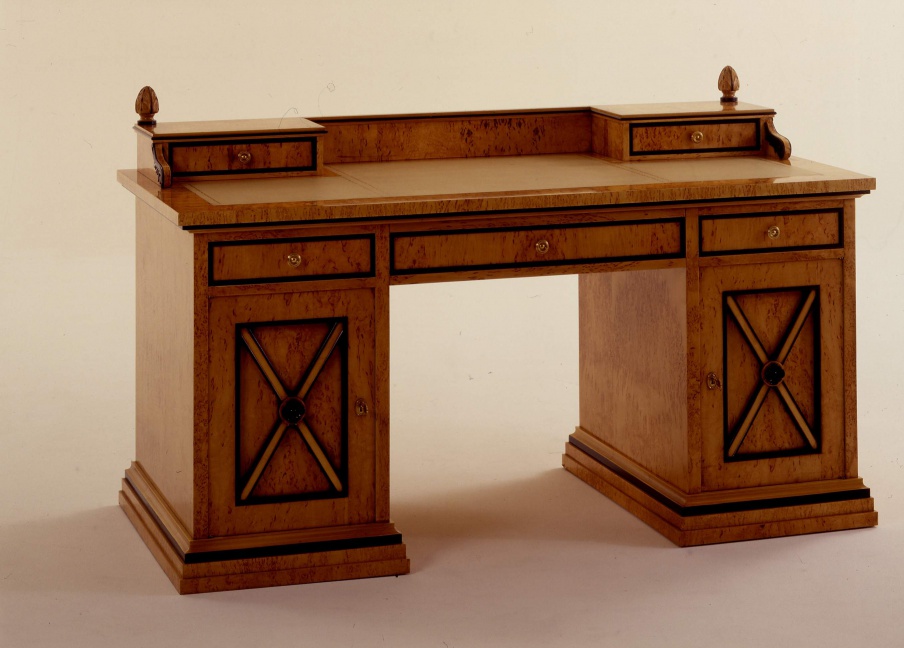 Desk natural wood Wien, Colombo Stile