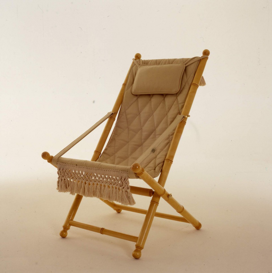 Chair foldable natural wood Wien, Colombo Stile