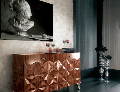 The drawers on figured legs DIAMOND, Bizzotto