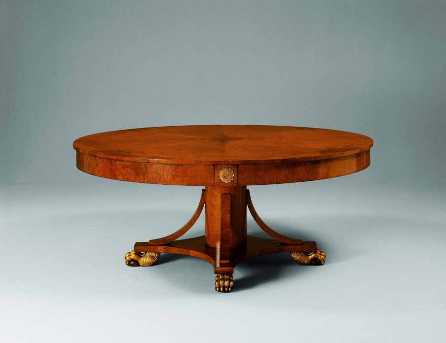 Dining table natural wood Zar, Colombo Stile