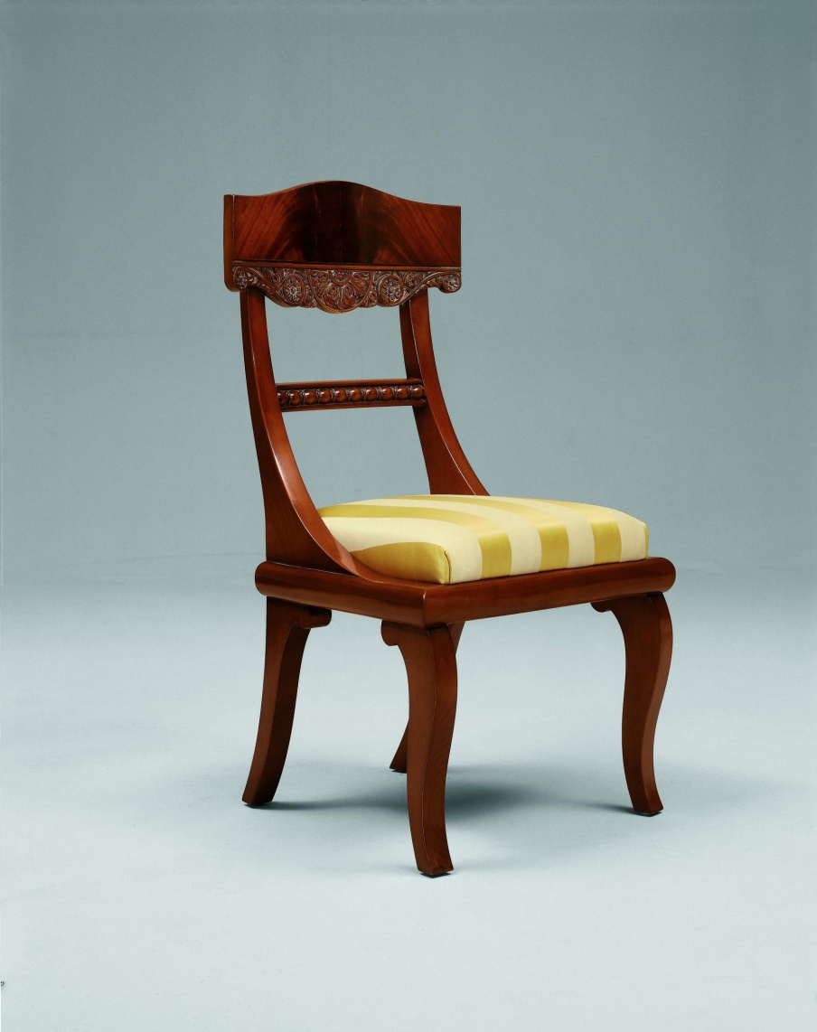 Chair natural wood Zar, Colombo Stile