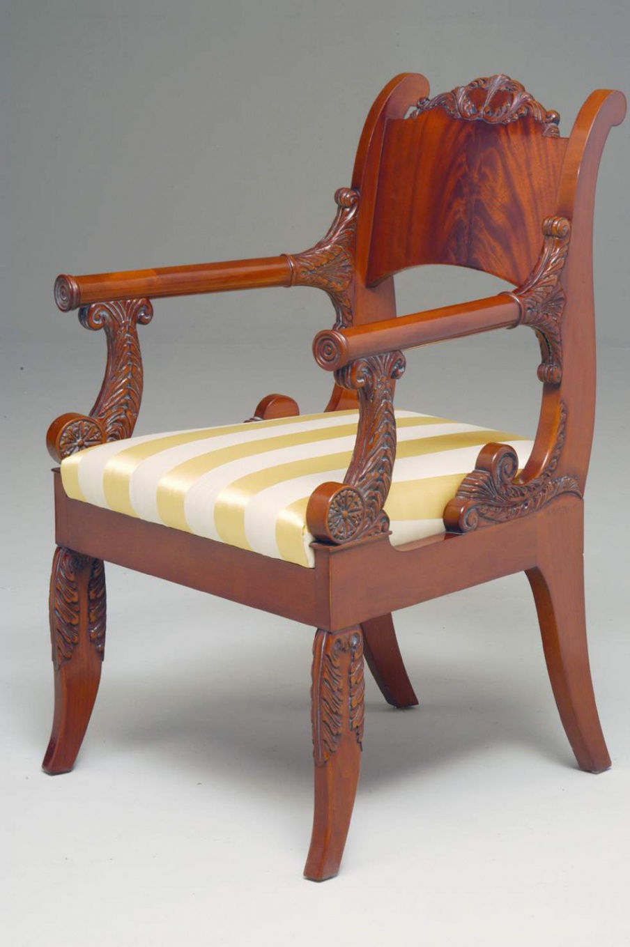 Zar armchair natural wood, Colombo Stile