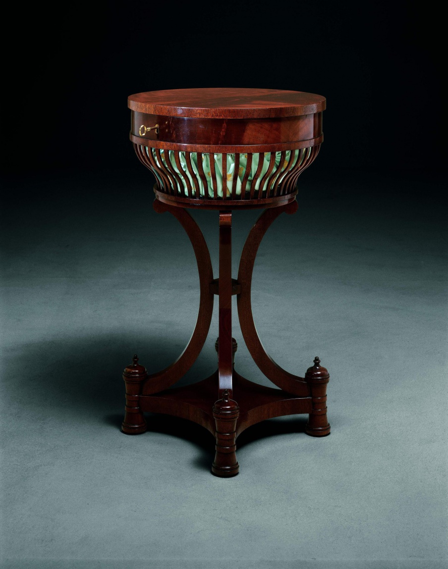 Coffee table natural wood Zar, Colombo Stile