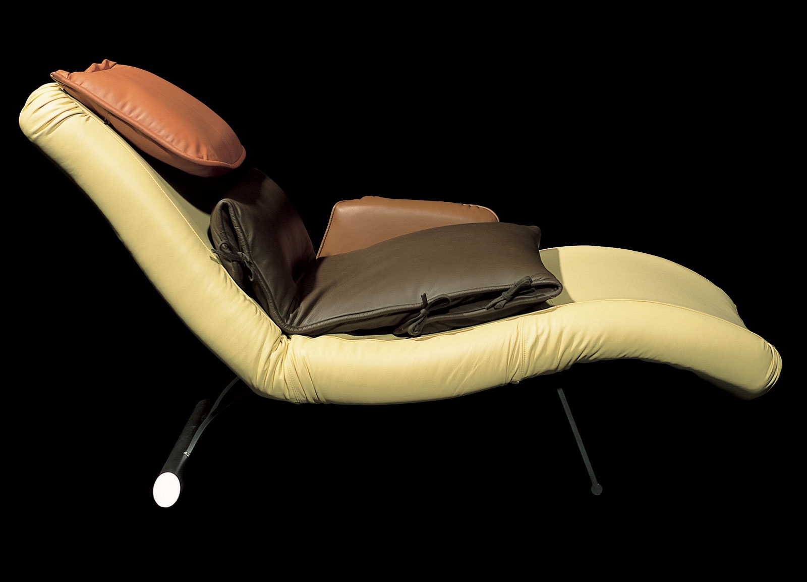 Chair Sax lounger with steel frame, Il Loft Luxury furniture MR