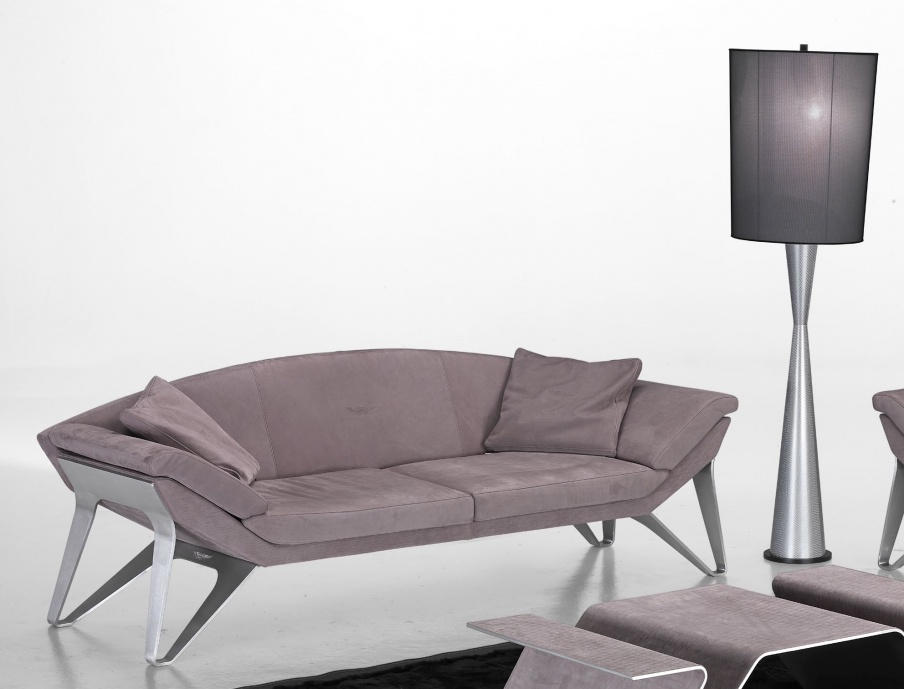 Triple V010 sofa in leather upholstery, Formitalia