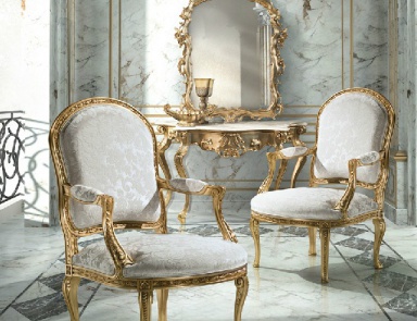 Chair with fabric upholstery by Angelo Cappellini